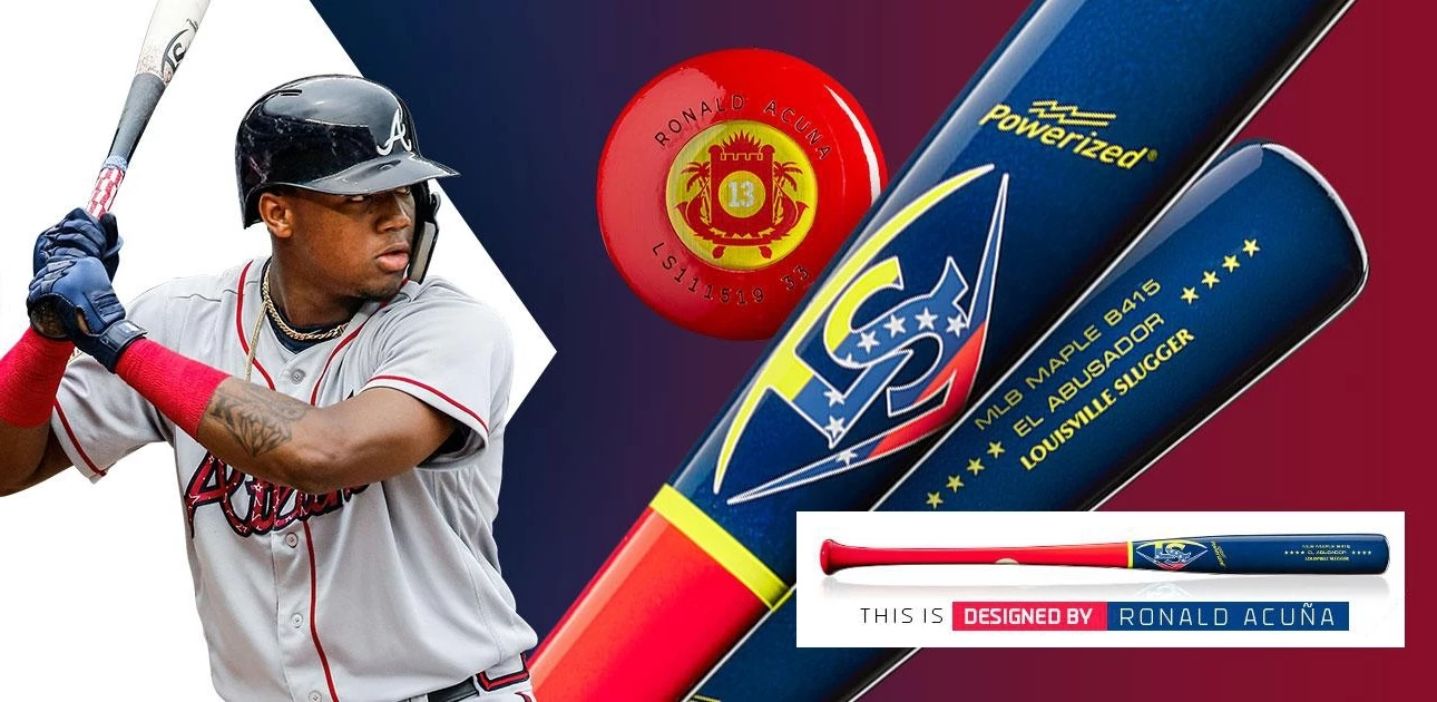 Louisville Slugger MLB PRO PRIME B415 RONALD ACUÑA Player-Inspired Model 3 Louisville Slugger MLB PRO PRIME B415 RONALD ACUÑA Player-Inspired Model