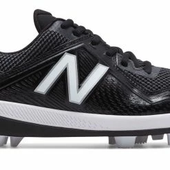New Balance – Black/White Junior Low Rubber Baseball Cleats (J4040BK4)