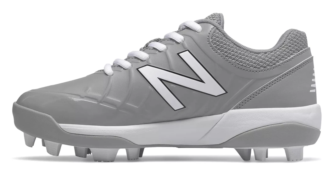 New Balance 4040v5 Youth Molded Cleats β Grey/White (J4040TG5) 4 New Balance 4040v5 Youth Molded Cleats β Grey/White (J4040TG5) - Image 2