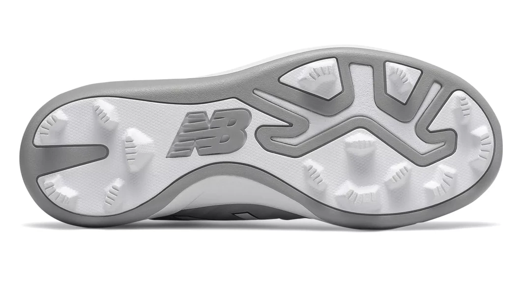 New Balance 4040v5 Youth Molded Cleats β Grey/White (J4040TG5) 6 New Balance 4040v5 Youth Molded Cleats β Grey/White (J4040TG5) - Image 4