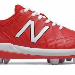New Balance 4040v5 Youth Molded Cleats – Red/White (J4040TR5)