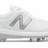 New Balance 4040v5 Youth Molded Cleats – White/White (J4040TW5) -Easton Sales products j4040tw5 1