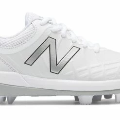 New Balance 4040v5 Youth Molded Cleats – White/White (J4040TW5)
