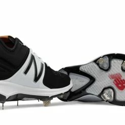 New Balance – Black/White Low-Cut 3000v3 Metal Spikes (L3000BK3) -Easton Sales products l3000bk3 3