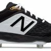 New Balance – Black/White Low-Cut L3000v4 Metal Spikes (L3000BK4) 2 New Balance – Black/White Low-Cut L3000v4 Metal Spikes (L3000BK4) -Easton Sales products l3000bk4 1