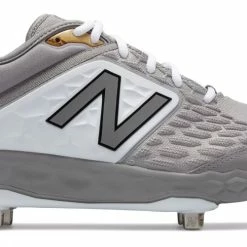 New Balance – Grey/White Low-Cut L3000v4 Metal Spikes (L3000GW4)