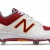 New Balance – Coumarin Pack Spikes – White/Burgundy/Gold (L3000MW3) -Easton Sales products l3000mw3 1