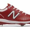 New Balance 4040v5 Metal Spikes – Cardinal/White (L4040MW5) -Easton Sales products l4040mw5 1