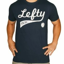 Baseballism Lefty Pride T-Shirt (Men’s)