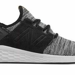 New Balance – Men’s Black/White Fresh Foam Cruz V2 Knit (MCRUZKW2)