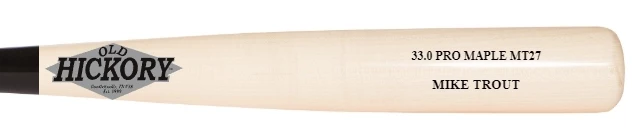 Old Hickory Pro Maple MT27 Black/Natural Custom Pro Game Model 4 Old Hickory Pro Maple MT27 Black/Natural Custom Pro Game Model - Image 2