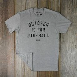 Baseballism – October Is For Baseball T-Shirt (Men’s) -Easton Sales products october 3