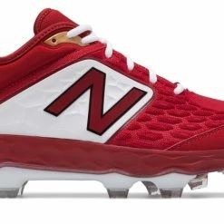 New Balance – Men’s Cardinal/White 3000v4 Fresh Foam Molded Cleat (PL3000M4)