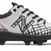 New Balance 4040v5 Adult Molded Cleats – White/Black (PL4040C5)