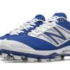 New Balance – Royal/White Low Rubber Baseball Cleats (PL4040D3)