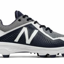 New Balance – Navy/White Low Rubber Baseball Cleats (PL4040N4)