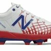 New Balance 4040v5 Adult Molded Cleats – Red/White/Blue (PL4040PR) -Easton Sales products pl4040pr 1