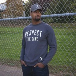 Baseballism – Respect The Game Crewneck (Men’s) -Easton Sales products respectthegamecrew 5