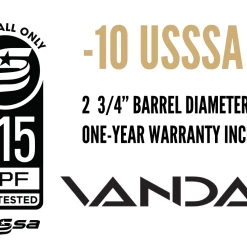 Victus Vandal Senior League (-10) USSSA Bat (VSBVX10) -Easton Sales products sl 10 vandal lineup