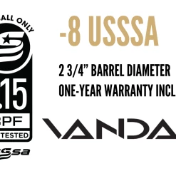Victus Vandal Senior League (-8) USSSA Bat (VSBVX8) -Easton Sales products sl 8 vandal lineup