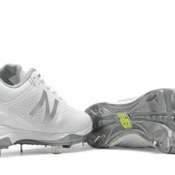 New Balance SM4040W1 White/White Women’s Fastpitch Spikes -Easton Sales products sm4040w1 3