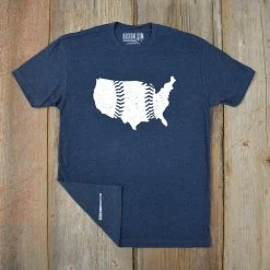 Baseballism United Seams Navy T-Shirt (Men’s) -Easton Sales products unitedseamsnavy3