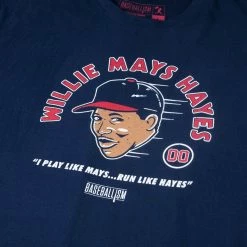 Baseballism – Willie Mays Hayes T-Shirt (Men’s) -Easton Sales products willie mays hayes 2