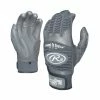 Rawlings Adult Workhorse 950 Series Batting Glove – Grey -Easton Sales products work950bg gry