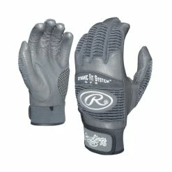 Rawlings Adult Workhorse 950 Series Batting Glove – Grey
