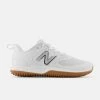 New Balance White T3000v6 Turf Shoes -Easton Sales t3000tw6 1