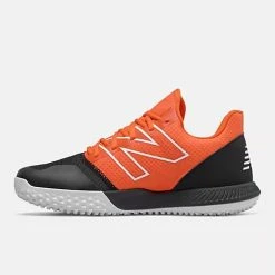 New Balance Black/Orange FuelCell 4040v6 Turf Shoes -Easton Sales t4040bo6 3